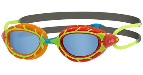 Zogg goggles - patterned yellow, orange and red